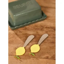 Fabrique de Styles Accessoires De Table>Beurrier en grès - Dulci Romarin