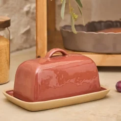 Fabrique de Styles Accessoires De Table>Beurrier en grès - Jade Tomette
