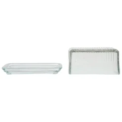 Fabrique de Styles Accessoires De Table>Beurrier en verre Transparent