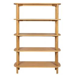 Fabrique de Styles Bibliothèques Et Étagères>Bibliothèque siro en chêne 110x40xh170cm Naturel