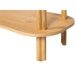 Fabrique de Styles Bibliothèques Et Étagères>Bibliothèque siro en chêne 110x40xh170cm Naturel