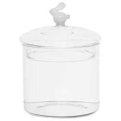 Fabrique de Styles Pots Et Bocaux>Bocal avec couvercle en verre borosilicate 60cl - Lapin Blanc