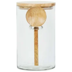 Fabrique de Styles Pots Et Bocaux>Bocal avec cuillere et couvercle de chez gaston 1.8l Naturel
