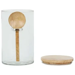 Fabrique de Styles Pots Et Bocaux>Bocal avec cuillere et couvercle de chez gaston 1.8l Naturel