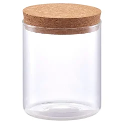 Fabrique de Styles Pots Et Bocaux>Bocal en verre avec couvercle en liège 65cl Transparent