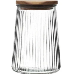 Fabrique de Styles Petits Rangements>Bocal en verre 95cl - Top Acacia Transparent