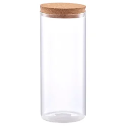 Fabrique de Styles Pots Et Bocaux>Bocal verre avec couvercle en liege 1.4l Transparent