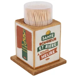 Fabrique de Styles Petits Rangements>Boite pics apéro en bambou et pin - Copains d'Abord Multicolore