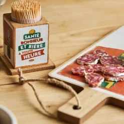 Fabrique de Styles Petits Rangements>Boite pics apéro en bambou et pin - Copains d'Abord Multicolore