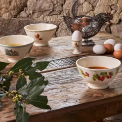 Fabrique de Styles Bols Et Coupelles>Bol en faïence groseilles 75cl - Collection Multicolore