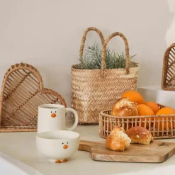 Fabrique de Styles Bols Et Coupelles>Bol en grès canard 30cl - Sweetdream Blanc