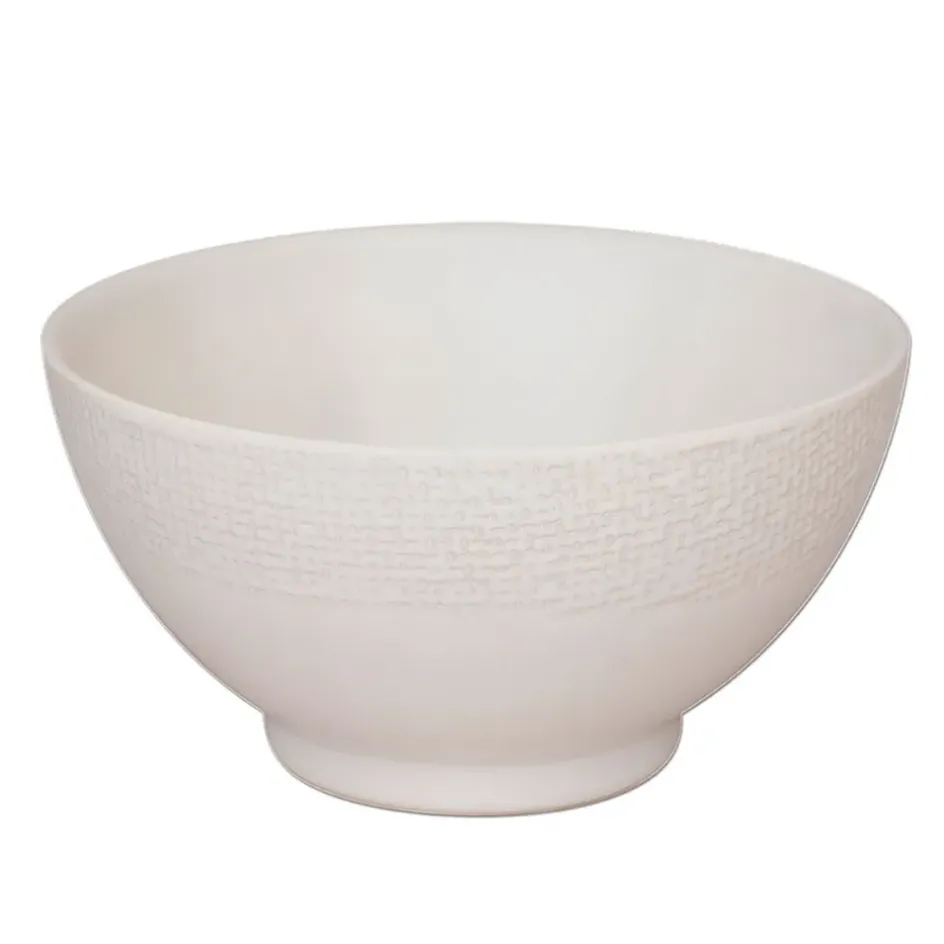Fabrique de Styles Bols Et Coupelles>Bol en grès d14cm - vesuvio Blanc