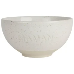 Fabrique de Styles Bols Et Coupelles>Bol maman en grès écru moucheté 70cl Ecru