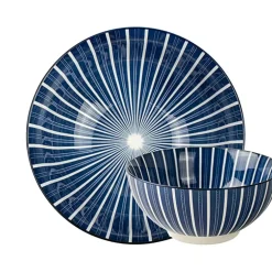 Fabrique de Styles Bols Et Coupelles>Bol otb stripes d19.5cm Bleu