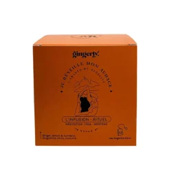 Fabrique de Styles Cafés, Thés Et Infusions>Boîte de 12 sachets d'infusion rituel Je réveille mon audace Orange