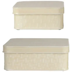 Fabrique de Styles Boîtes>Boîte gigogne (x2) en fer Ivoire