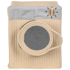 Fabrique de Styles Déco>Boîte rangement lave-linge en coton écru - Sweetdream Ecru
