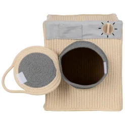 Fabrique de Styles Déco>Boîte rangement lave-linge en coton écru - Sweetdream Ecru