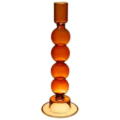 Fabrique de Styles Photophores, Bougeoirs Et Lanternes>Bougeoir Aria D8Xh23.5Cm Ambre