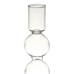 Fabrique de Styles Photophores, Bougeoirs Et Lanternes>Bougeoir Aria D7.5Xh15.5cm Transparent