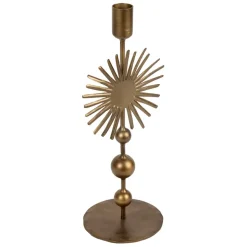 Fabrique de Styles Photophores, Bougeoirs Et Lanternes>Bougeoir en fer h30cm - Soleil Mordoré