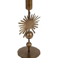 Fabrique de Styles Photophores, Bougeoirs Et Lanternes>Bougeoir en fer h23cm - Soleil Mordoré