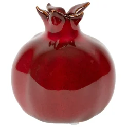 Fabrique de Styles Photophores, Bougeoirs Et Lanternes>Bougeoir en grès h11.6cm - Grenadier Grenat