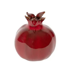 Fabrique de Styles Photophores, Bougeoirs Et Lanternes>Bougeoir en grès h11.6cm - Grenadier Grenat