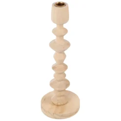 Fabrique de Styles Photophores, Bougeoirs Et Lanternes>Bougeoir en pin h33.5cm - Boise Naturel