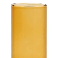 Fabrique de Styles Photophores, Bougeoirs Et Lanternes>Bougeoir en verre d10xh8cm - Funny Ambre