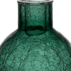 Fabrique de Styles Photophores, Bougeoirs Et Lanternes>Bougeoir en verre émeraude h15.6cm - Oanez Emeraude