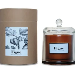 Fabrique de Styles Bougies Parfumées>Bougie cloche parfumée Figue Boisée 85h Ambre