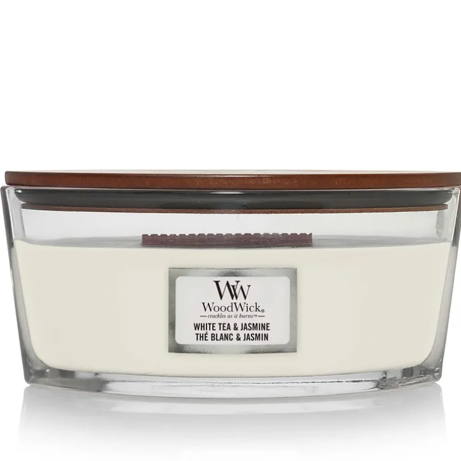 Fabrique de Styles Bougies Parfumées>Bougie ellipse parfumée Thé et Jasmin Blanc