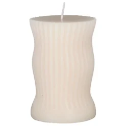 Fabrique de Styles Bougies Non Parfumées>Bougie en cire - Organic Ecru