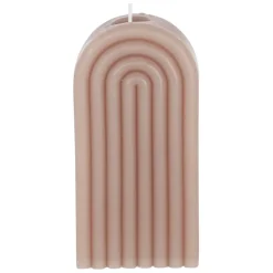 Fabrique de Styles Bougies Non Parfumées>Bougie en cire - Funny Taupe