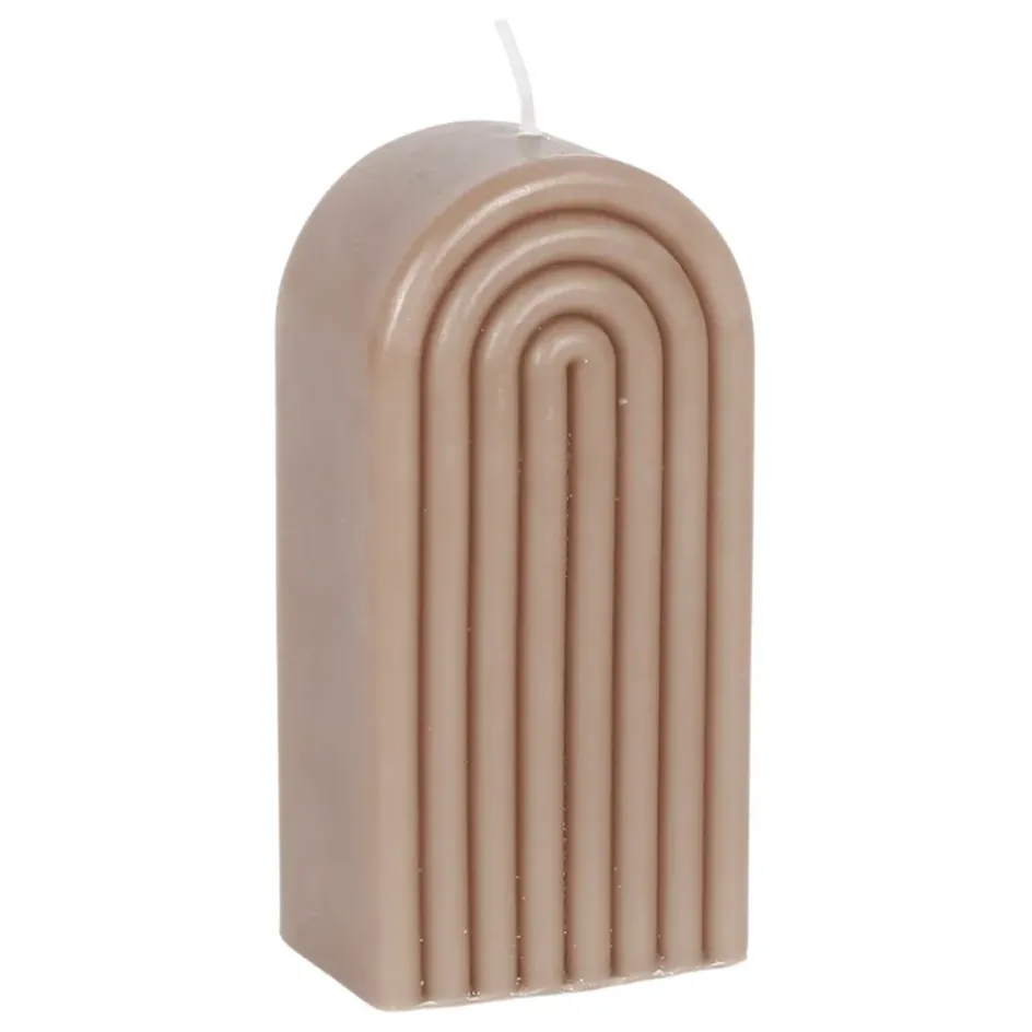 Fabrique de Styles Bougies Non Parfumées>Bougie en paraffine - Funny Brun