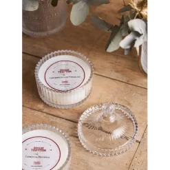 Fabrique de Styles Bougies Parfumées>Bougie en verre parfumée chèvrefeuille - Tradition Blanc