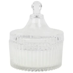 Fabrique de Styles Bougies Parfumées>Bougie en verre senteur abricot 180g Blanc