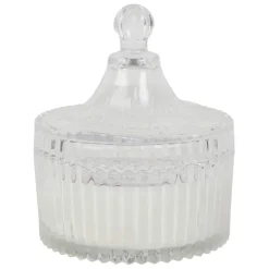 Fabrique de Styles Bougies Parfumées>Bougie en verre senteur clémentine 180g Blanc
