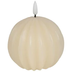Fabrique de Styles Déco Lumineuse>Bougie led boule h12cm Ivoire