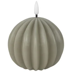 Fabrique de Styles Déco Lumineuse>Bougie led boule h12cm Sauge