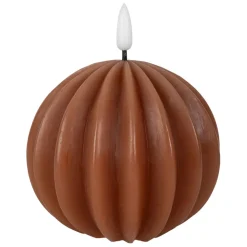 Fabrique de Styles Déco Lumineuse>Bougie led boule h12cm Terracotta