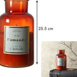 Fabrique de Styles Bougies Parfumées>Bougie parfumée amande 110h - Apothicaire Multicolore