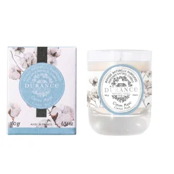 Fabrique de Styles Bougies Parfumées>Bougie parfumée coton Musc 40h Bleu