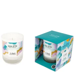 Fabrique de Styles Bougies Parfumées>Bougie parfumée Coton Thé Blanc- Udani Multicolore