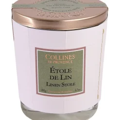 Fabrique de Styles Bougies Parfumées>Bougie parfumée Etole de lin 40h Blanc
