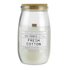 Fabrique de Styles Bougies Parfumées>Bougie parfumée Fresh Cotton Blanc