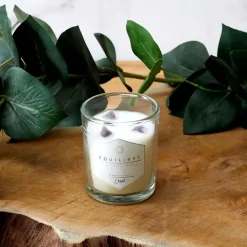 Fabrique de Styles Bougies Parfumées>Bougie parfumée Jasmin avec pierre 12h Multicolore