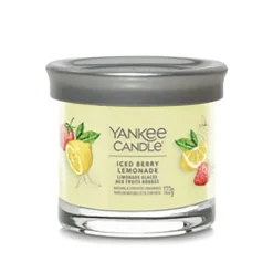 Fabrique de Styles Bougies Parfumées>Bougie parfumée Limonade glacée aux fruits roufes 25h Jaune