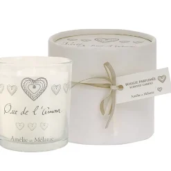 Fabrique de Styles Bougies Parfumées>Bougie parfumée musc blanc 30h - Que de l'amour Marron